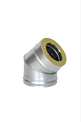 Отвод Термо 45* ОТ-Р 430-0,5/Оц. D150/210 - ТФ (2S)