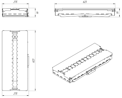Мангал складной Kurgan-16