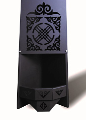 Камин садовый треугольный  "Шанырак"