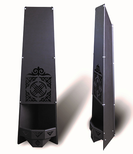 Камин садовый треугольный  "Шанырак"